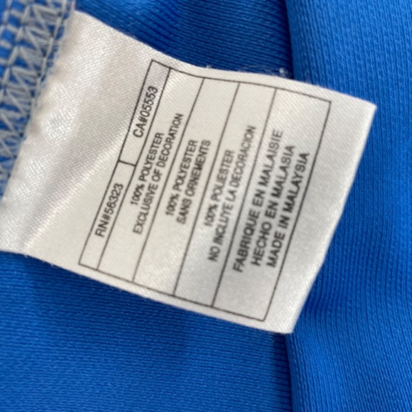 Nike Athletic T-Shirt Bright Blue Embordered Logo Men’s Size Extra Large - Picture 12 of 13